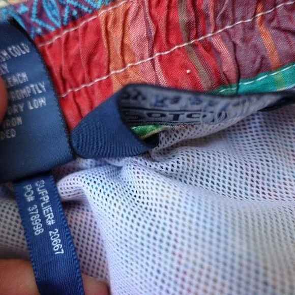 Polo Ralph Lauren Shorts Small Plaid Swim Trunks Tartan Stewart Board Madras - Picture 13 of 13